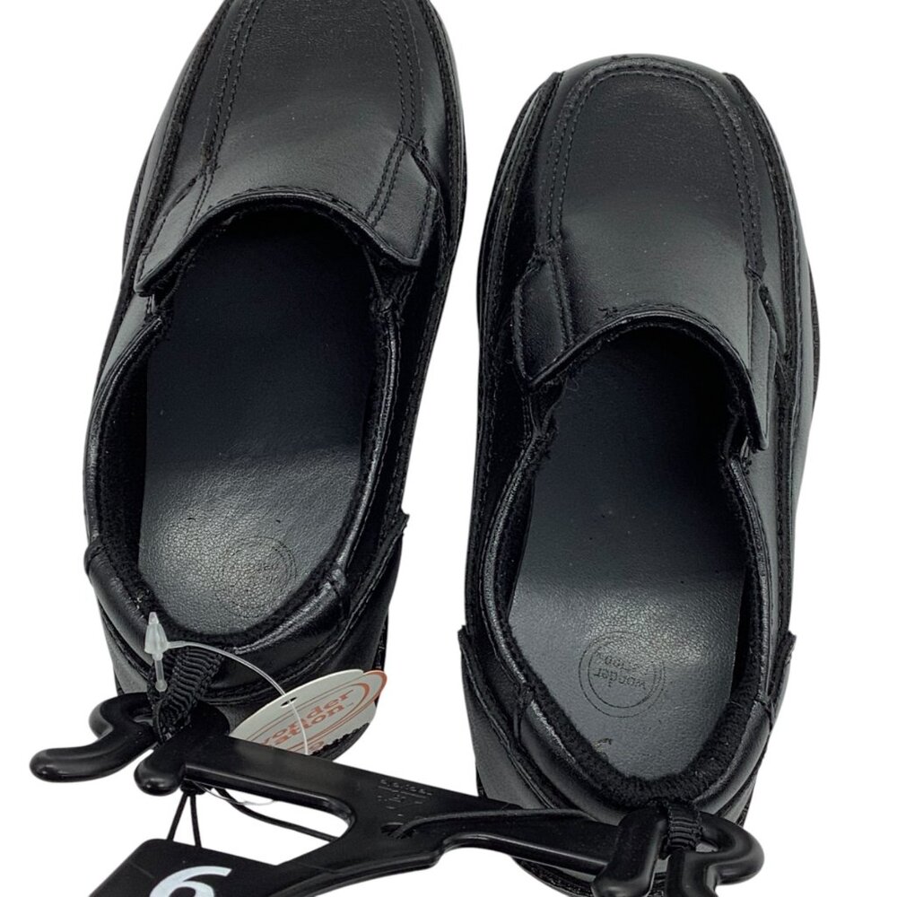Wonder Nation Black Dress‎ Loafers Shoes Size 9 Slip-On NEW NWT - Picture 4 of 5